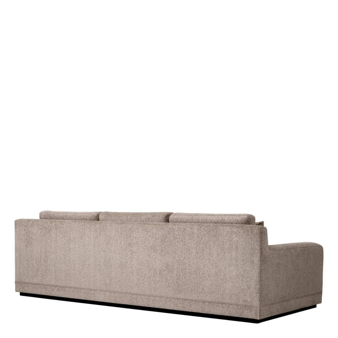 Sofa Manhattan Hunt Chenille Taupe Furniture Eichholtz