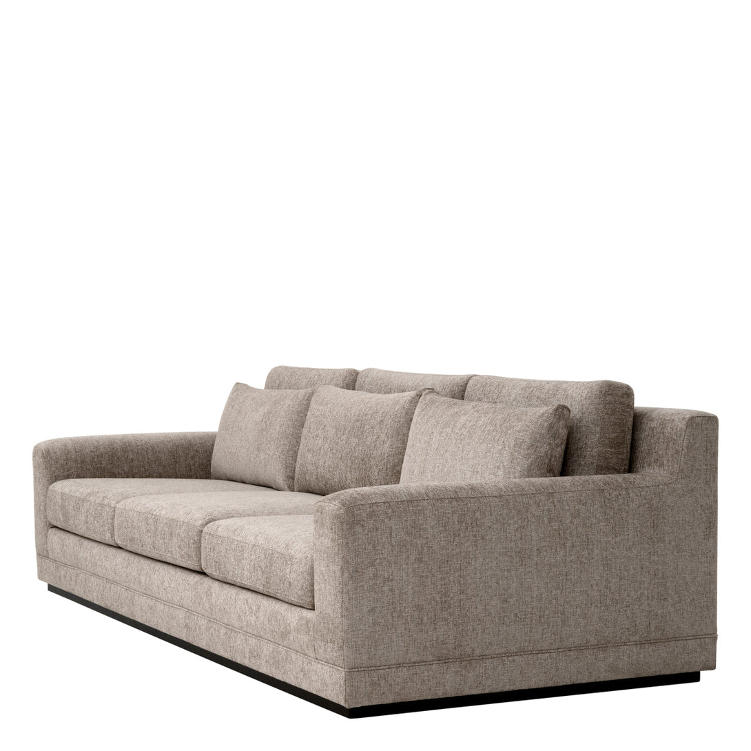 Sofa Manhattan Hunt Chenille Taupe Furniture Eichholtz