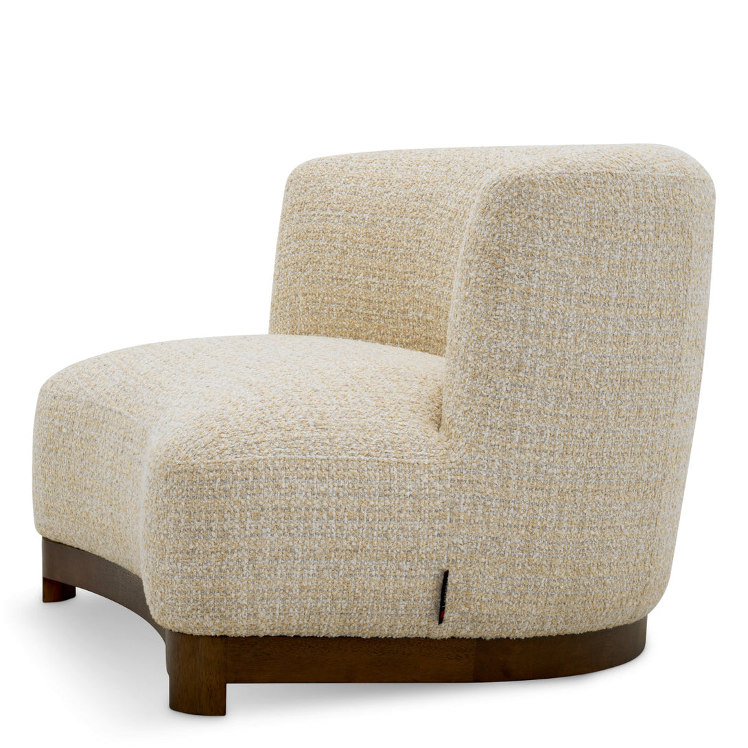 Chair Stelvio Winslow Chenille Beige Furniture Eichholtz
