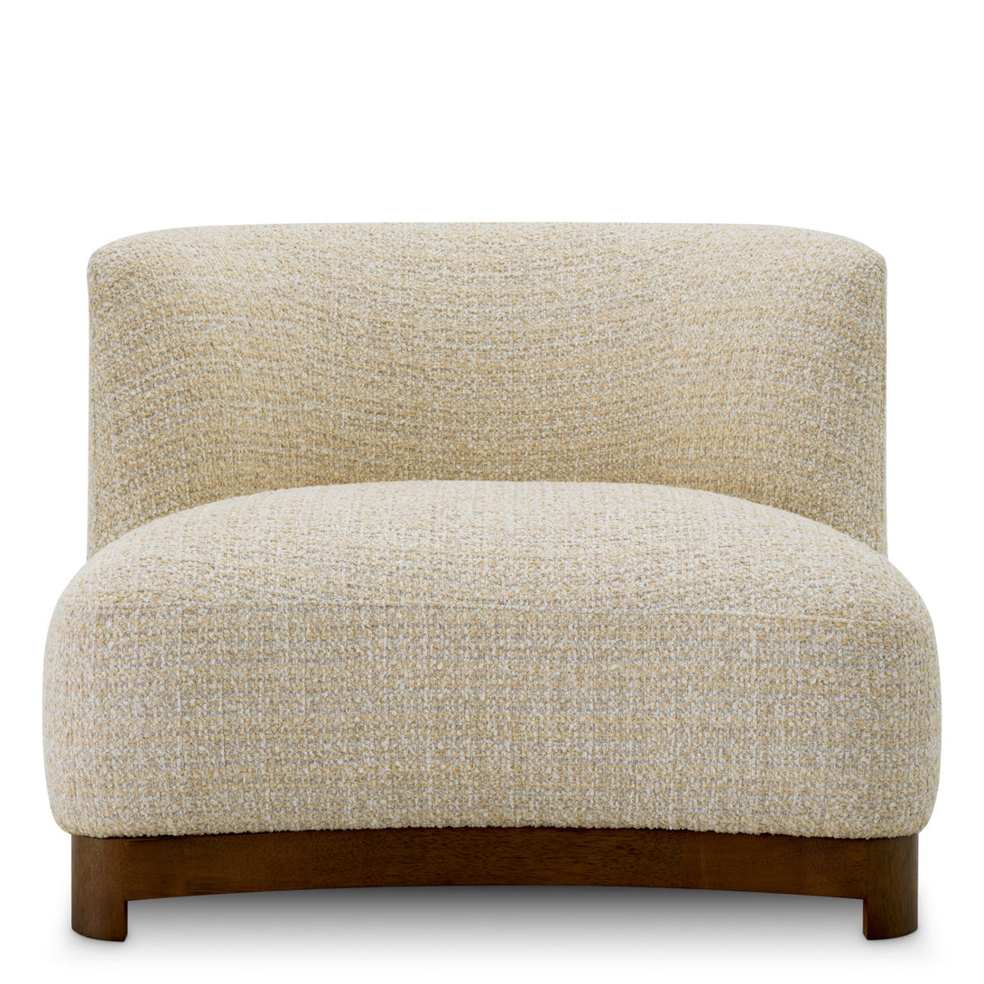 Chair Stelvio Winslow Chenille Beige Furniture Eichholtz