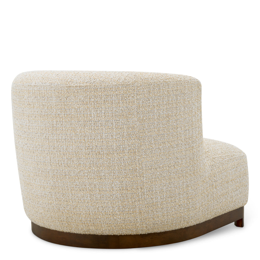 Chair Stelvio Winslow Chenille Beige Furniture Eichholtz