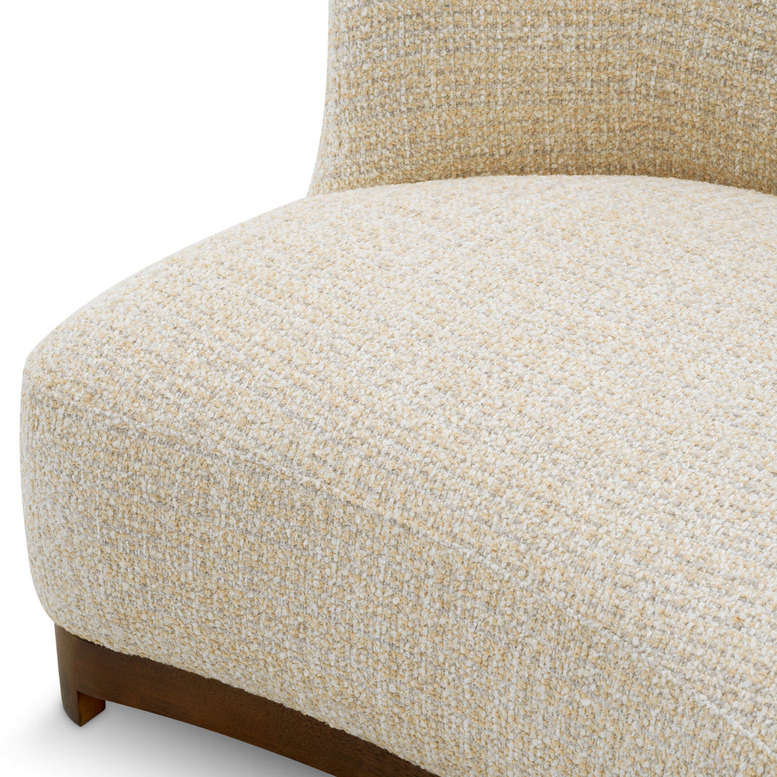 Chair Stelvio Winslow Chenille Beige Furniture Eichholtz