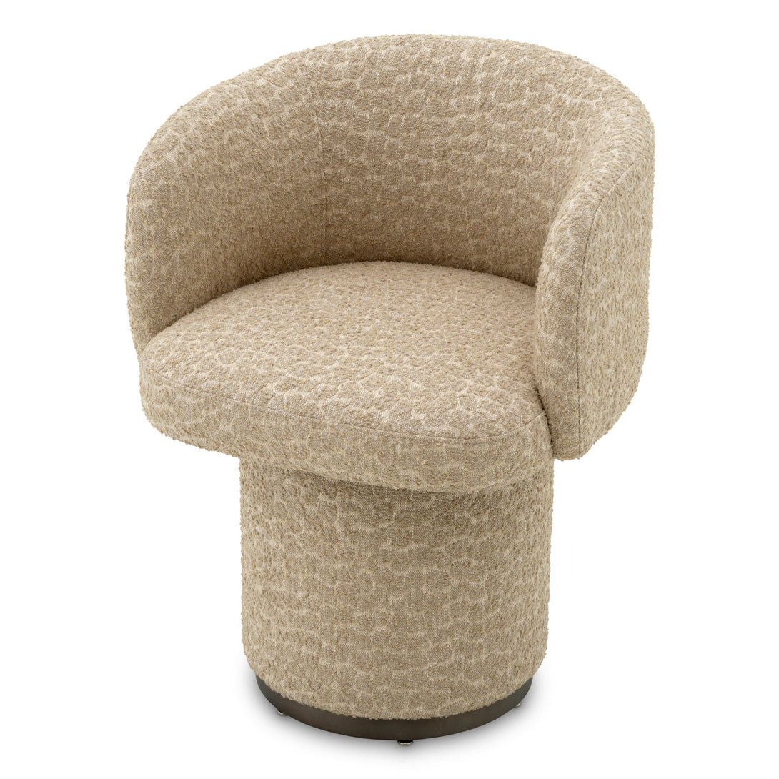 Dining Chair Marly Jacquard Beige Furniture Eichholtz