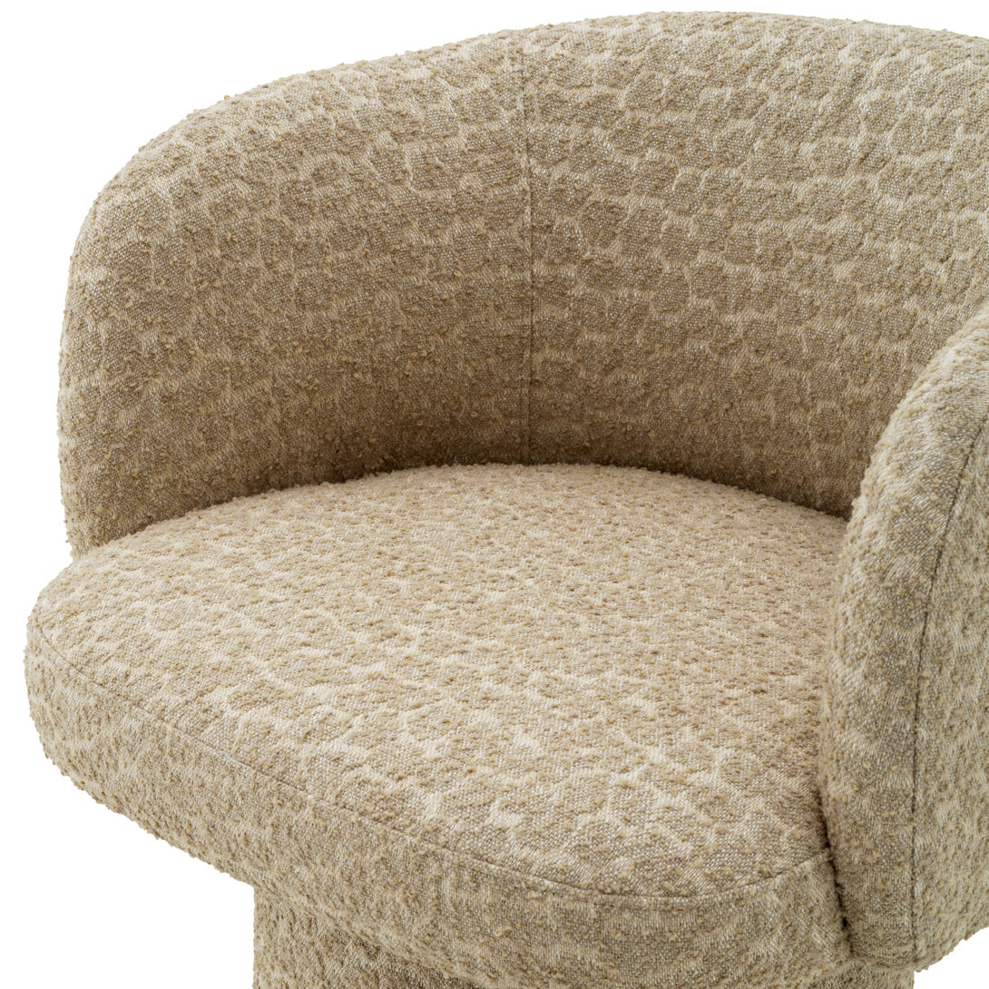 Dining Chair Marly Jacquard Beige Furniture Eichholtz