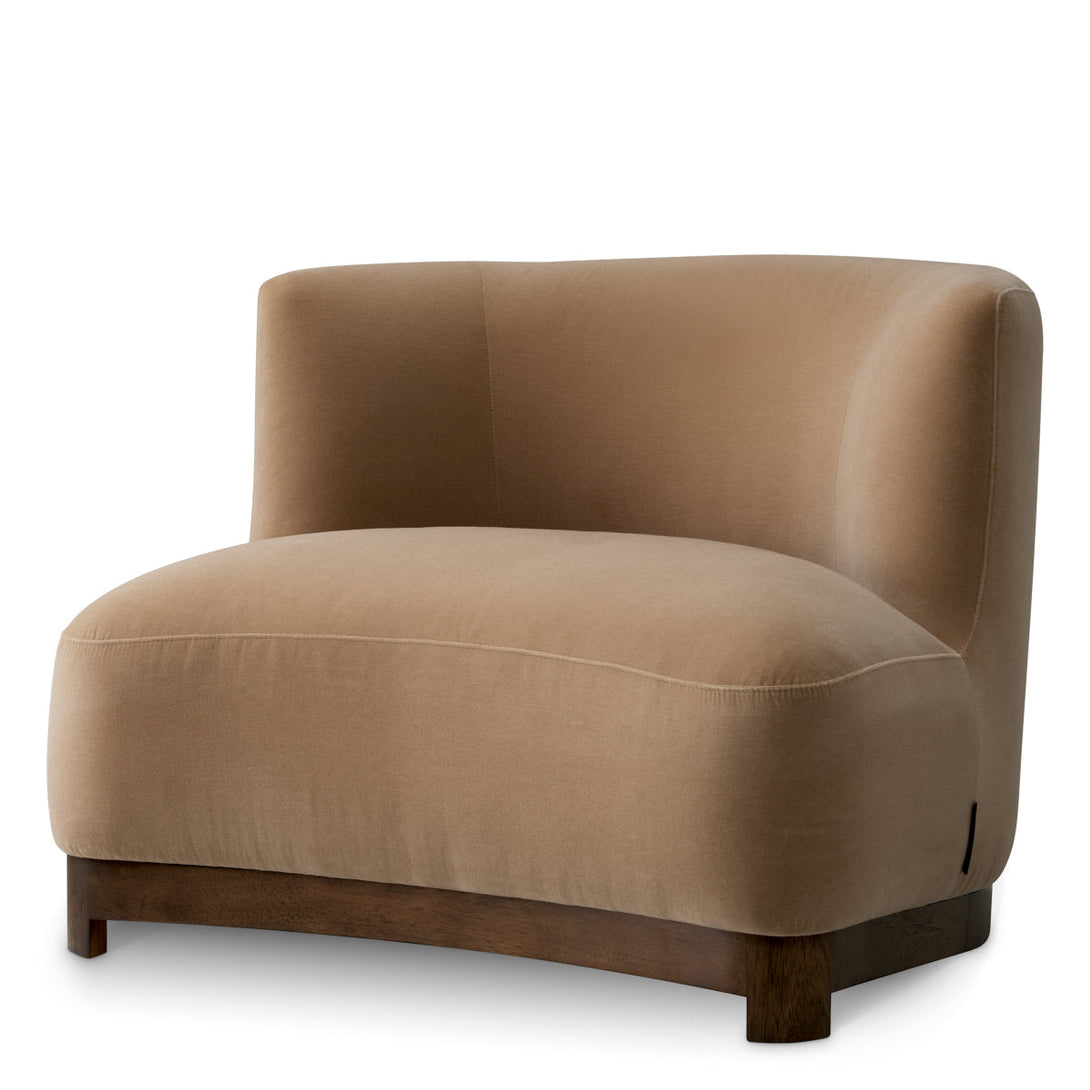 Chair Stelvio Morris Merino Camel Furniture Eichholtz