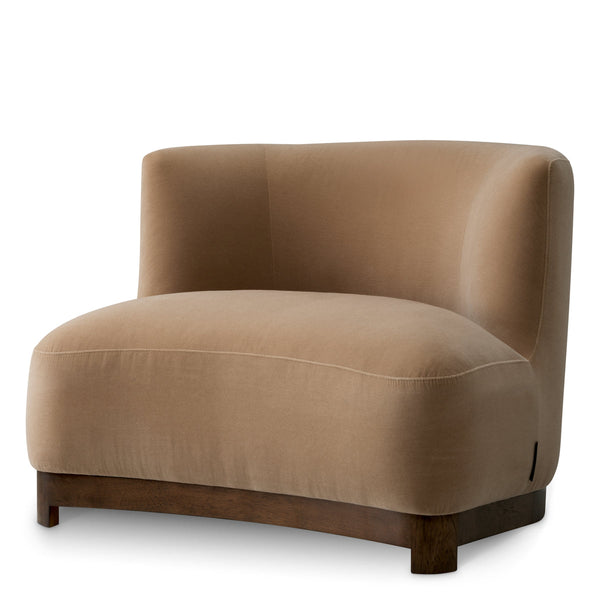 Chair Stelvio Morris Merino Camel Furniture Eichholtz