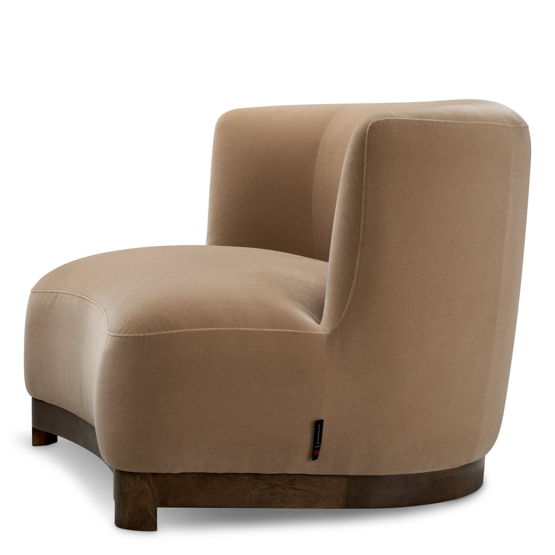 Chair Stelvio Morris Merino Camel Furniture Eichholtz