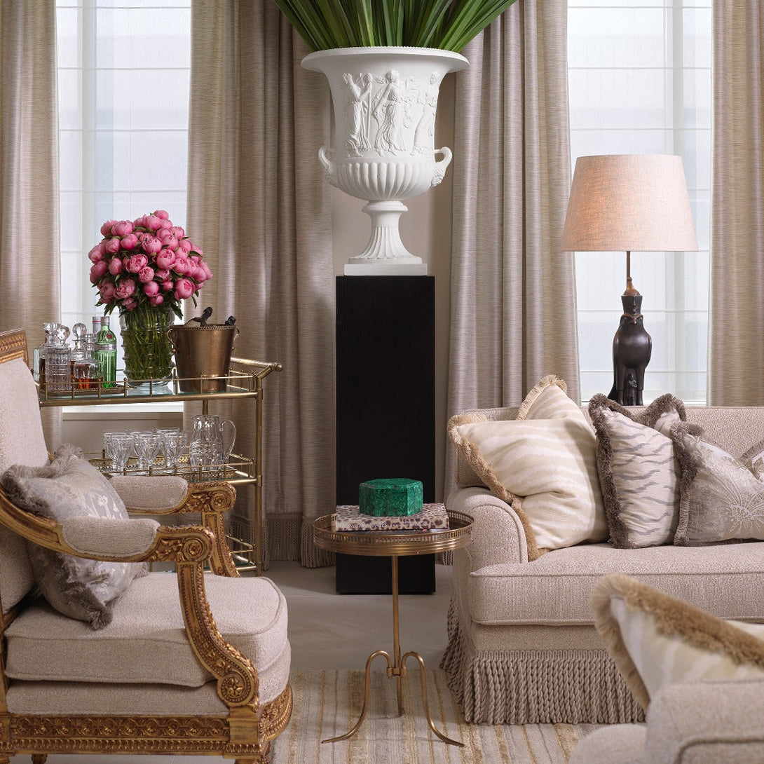 Column Grant L Black Veneer Furniture Eichholtz